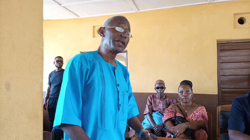 Dr. Richard Konteh (D-Unifier) Visits Paramount Chief Madam Melrose Foster