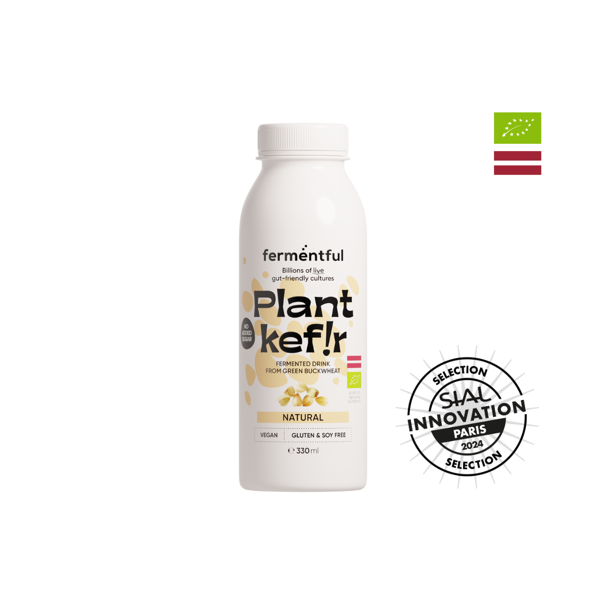 Bezpiedevu fermentēts zaļo griķu dzēriens (6 x 330ml)