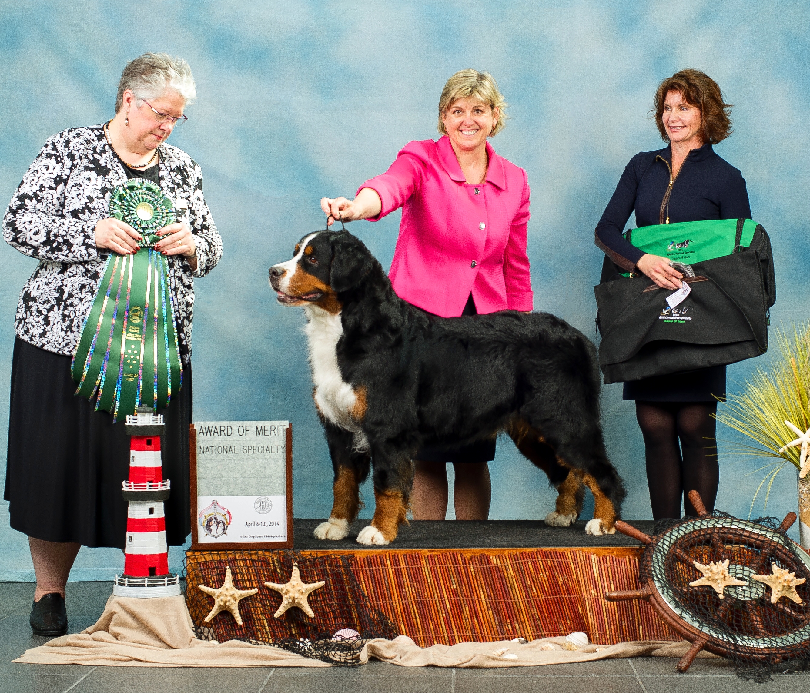 Roxie with judge and Dawn AOM 2014