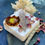 Thumbnail: Handmade Pure Goats Milk Soap with Freesia and topped with natural dried flowers
