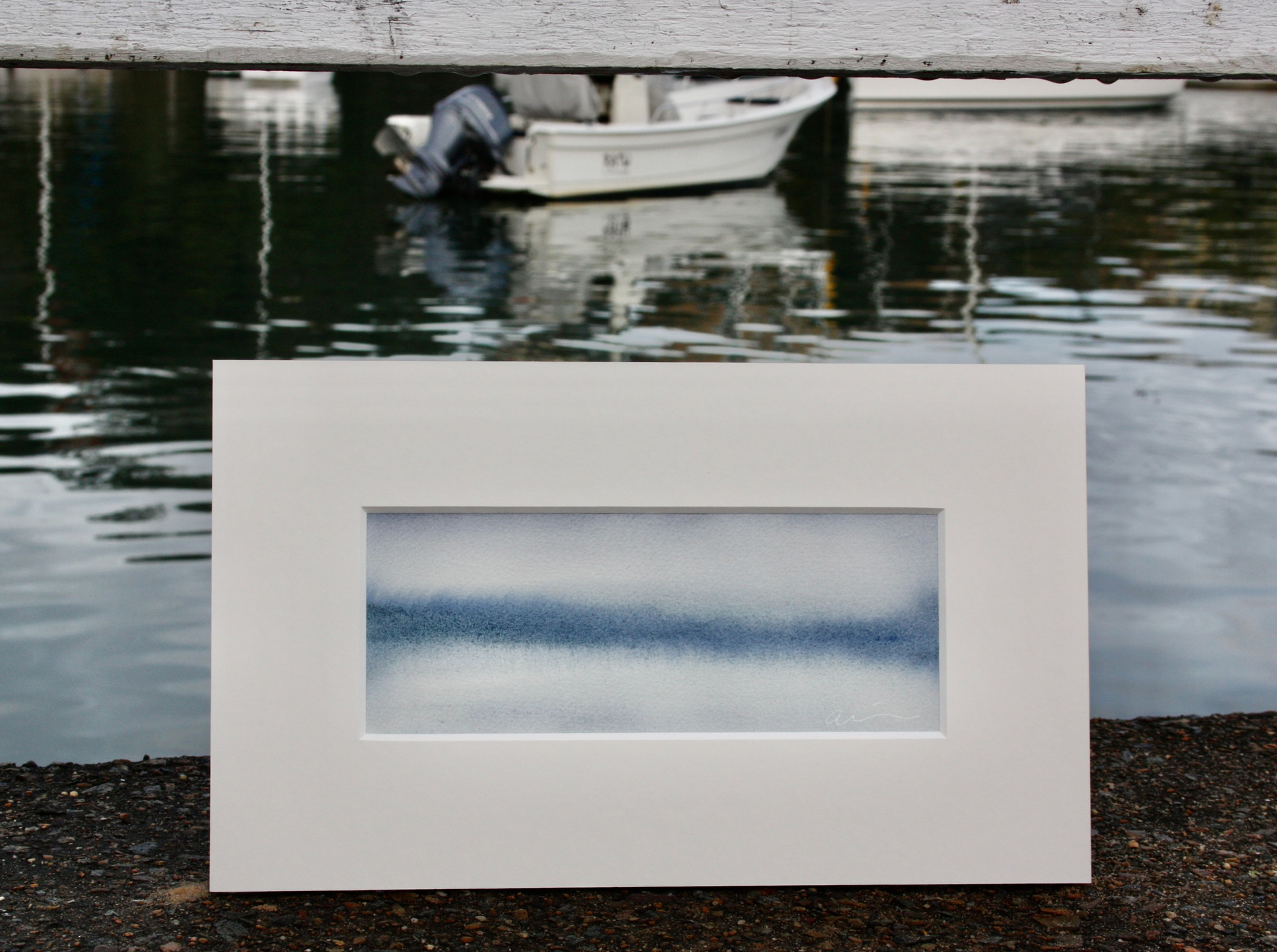 Water Line #9 - Watercolour painting