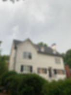 gutter install to prevent water from pooling