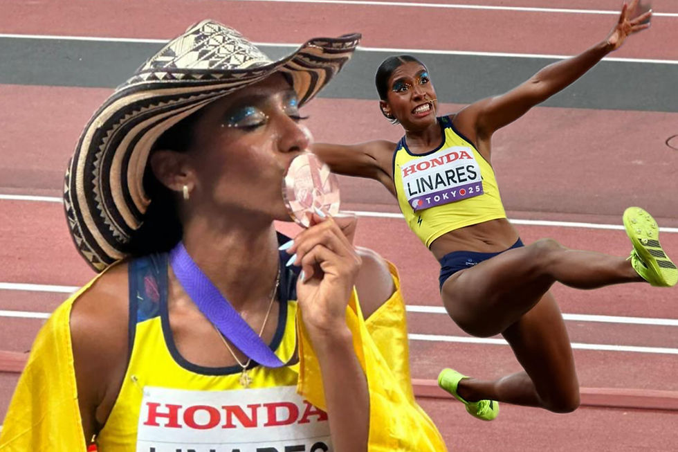 ¡BENDITA MUJER CESARENSE! Natalia Linares saltó por Colombia y logró medalla en el Mundial: bronce en Tokio 2025