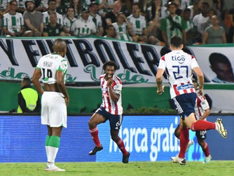 ¡El Tiburón 'cenó bandeja'! Junior sorprendió a Nacional en Medellín