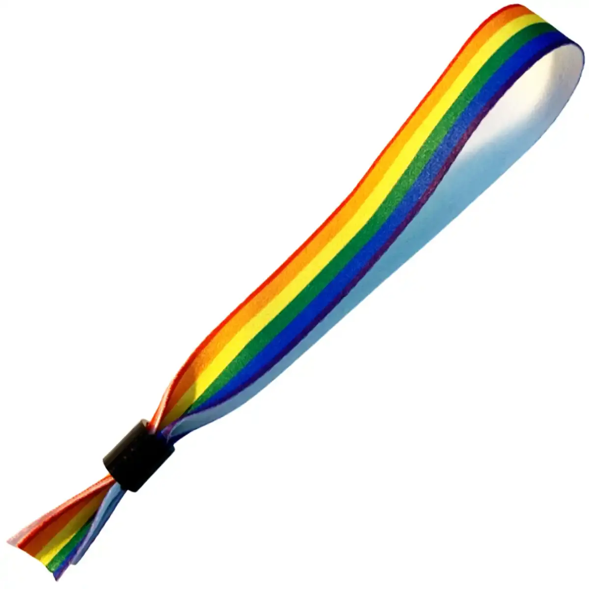 Regenbogen Einweg-Stoffarmband – Pride & Event Accessoire