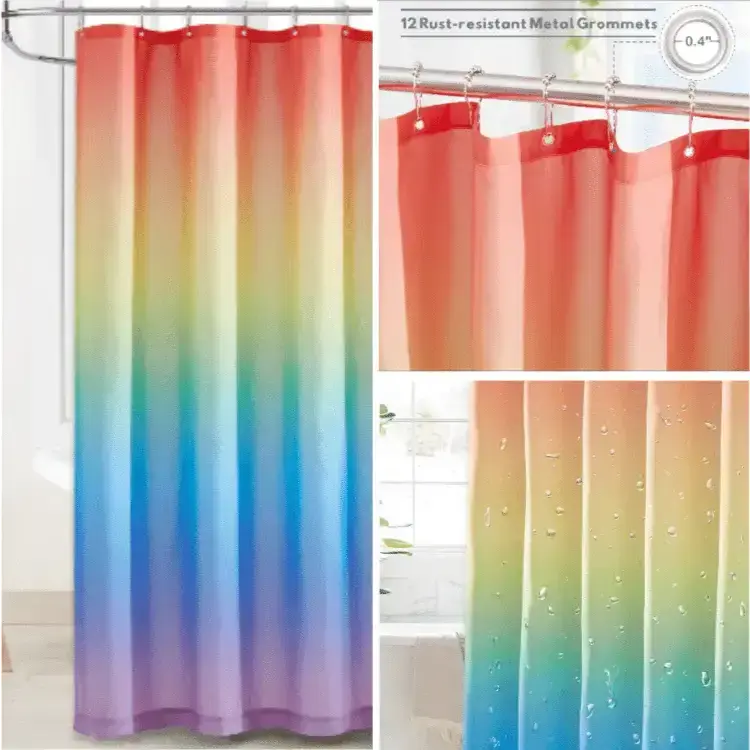 Regenbogen Duschvorhang