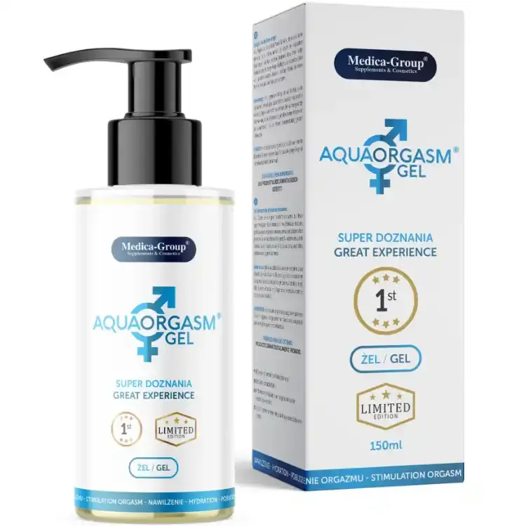 Medica AquaOrgasm Gleitgel – wasserbasiert, 150 ml mit Pumpverschluss
