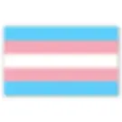 Transgender Aufkleber – 74 × 52 mm, wetterfest