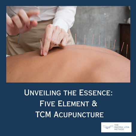 Unveiling the Essence: Five Element & TCM Acupuncture