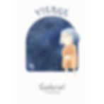 Signe astro vierge bébé à l'aquarelle pour un garçon