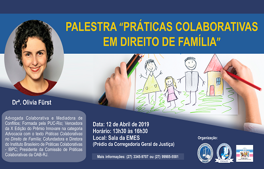 Esmages e FORFAM promovem palestra Práticas Colaborativas em Direito de Família