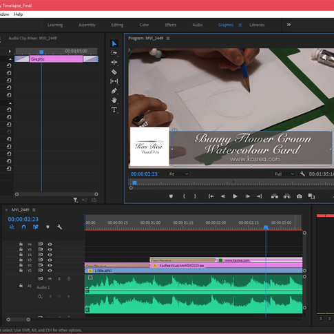 Video editing screenshot