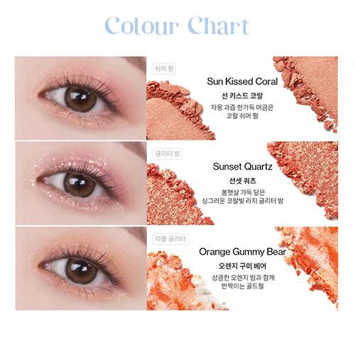 Miniatura: [Unleashia] Glitterpedia Eye Palette N6. All of Citrus