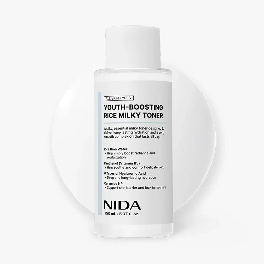 NIDA - Youth-Boosting Rice Milky Toner 150 ml.