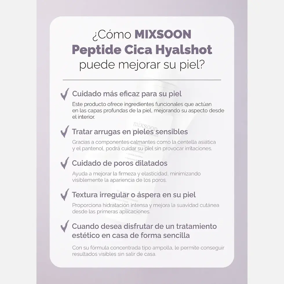 Miniatura: [Mixsoon] Serum “Peptide Cica Hyal shot” 50ml