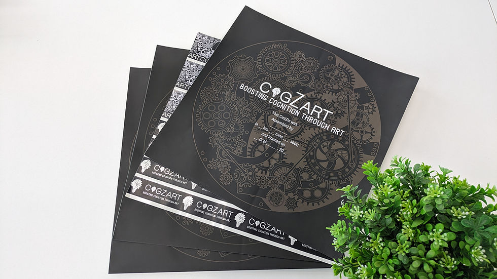 Thumbnail: Cogzart puzzle save board stickers Puzzle Frame
