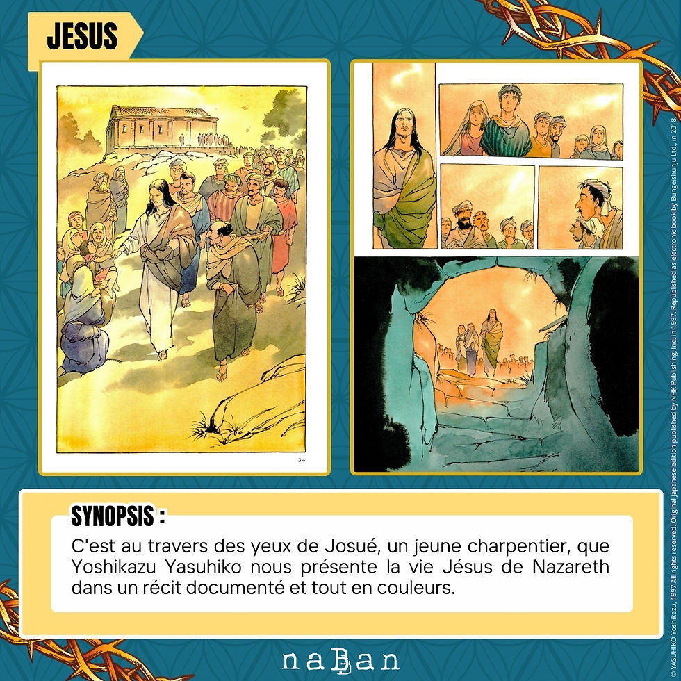 Planches du manga Jesus de Yoshikazu Yasuhiko