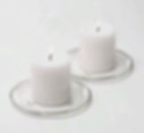 Round Glass Candle Holder