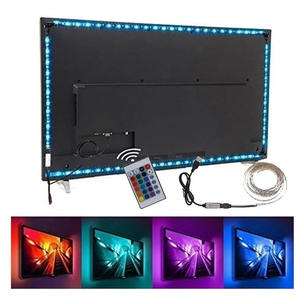 Miniatura: Fita de LED USB 5050 Rgb de 5 metros com controle Remoto