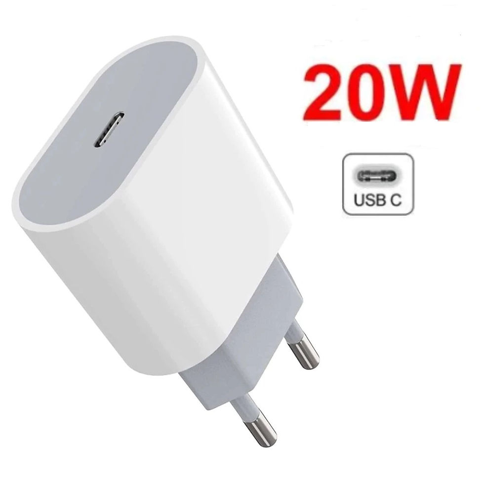 Miniatura: Fonte Carregador Para  IOS  20W Turbo Fonte USB-C Compatível
