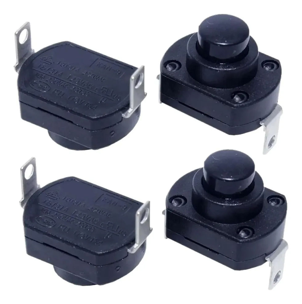 Miniatura: Interruptor De Botão De Pressão Kan-  10a a 16a