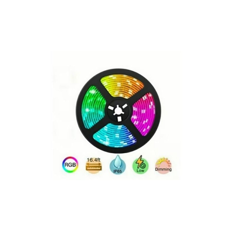 Miniatura: Fita Led SÓ  A Fita  5050 Rgb 3m Cont De Som Musica Usb L
