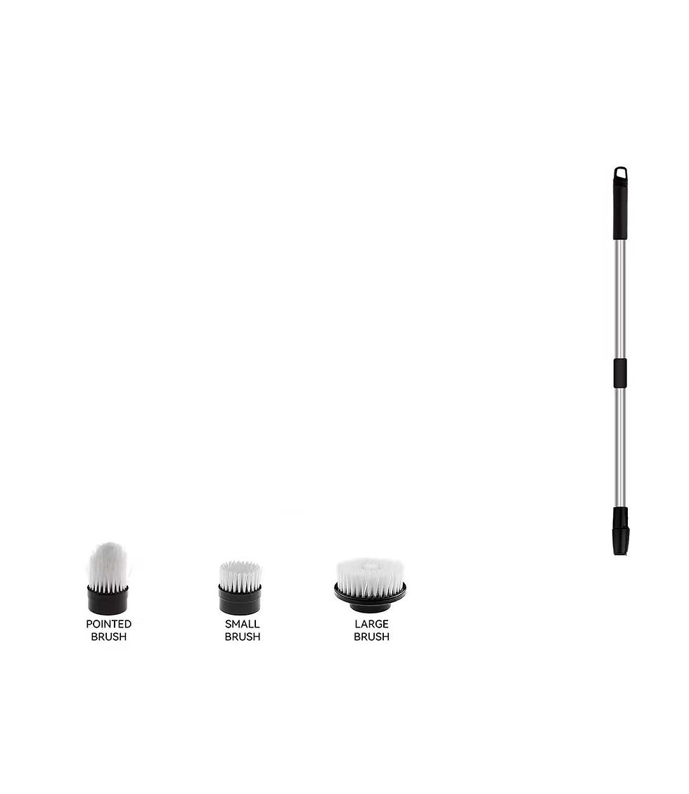 Miniatura: Kit 5 Acessórios Para Escova Elétrica 7 em 1 Para Limpeza Profunda