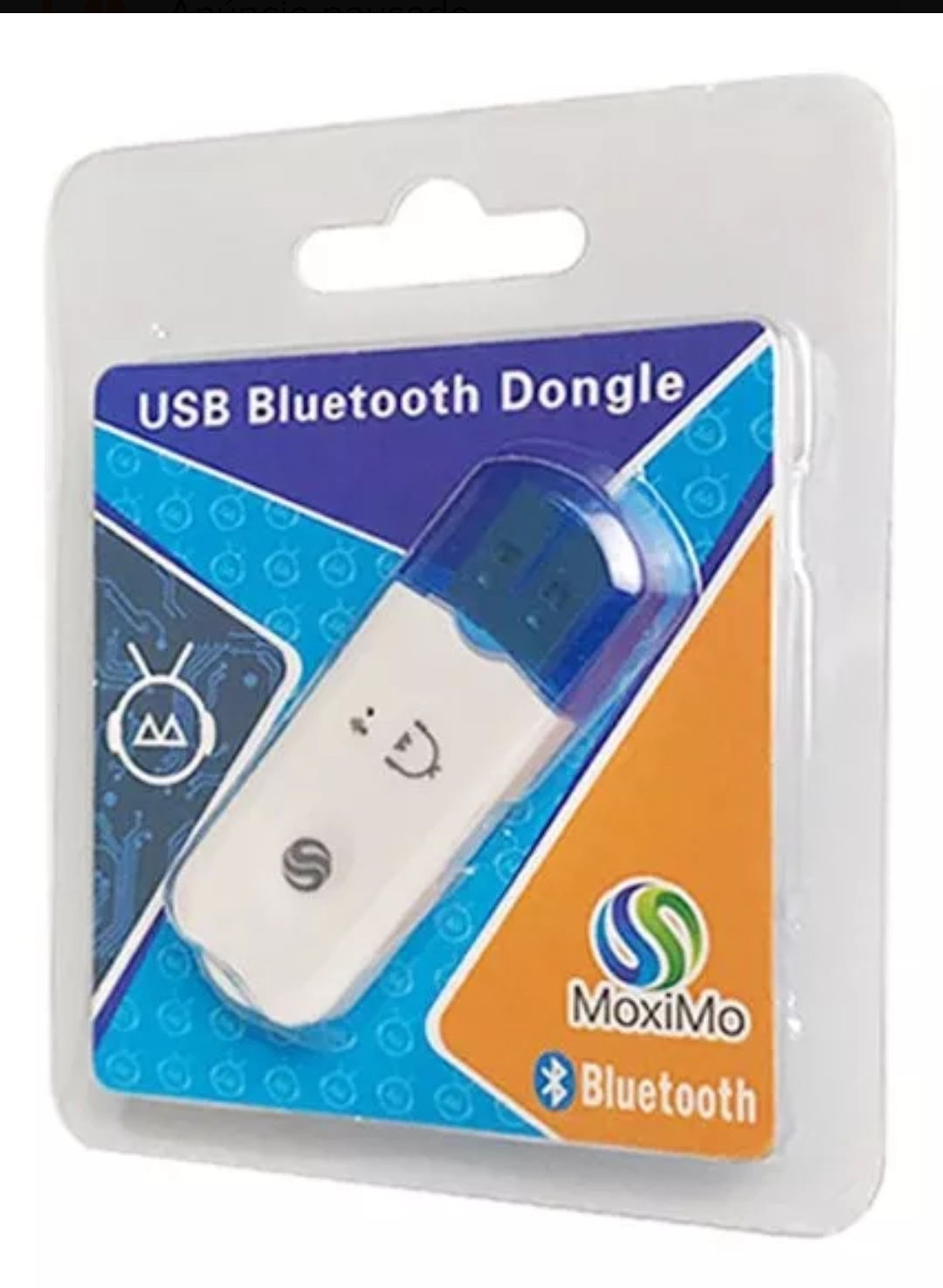 Receptor De Áudio Bluetooth Para Carro Musicas Dongle Kp-t71