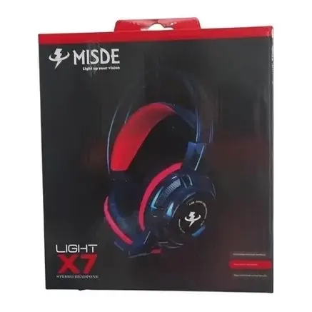 Miniatura: Fone De Ouvido Headset Gamer Com Led X7