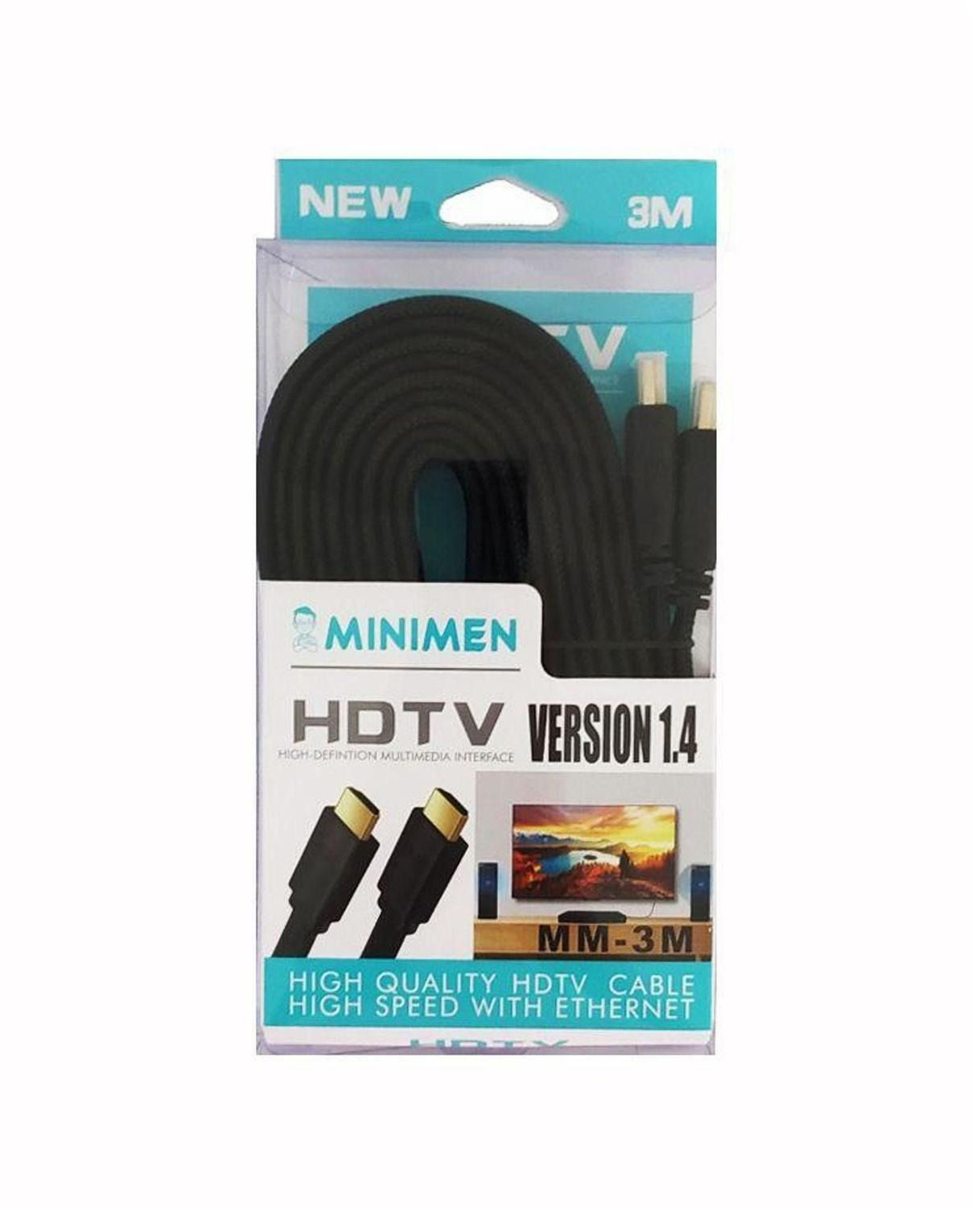Cabo HDMI 2 metros Minimem 2.0 HDR Ultra HD 3D Version 1.4