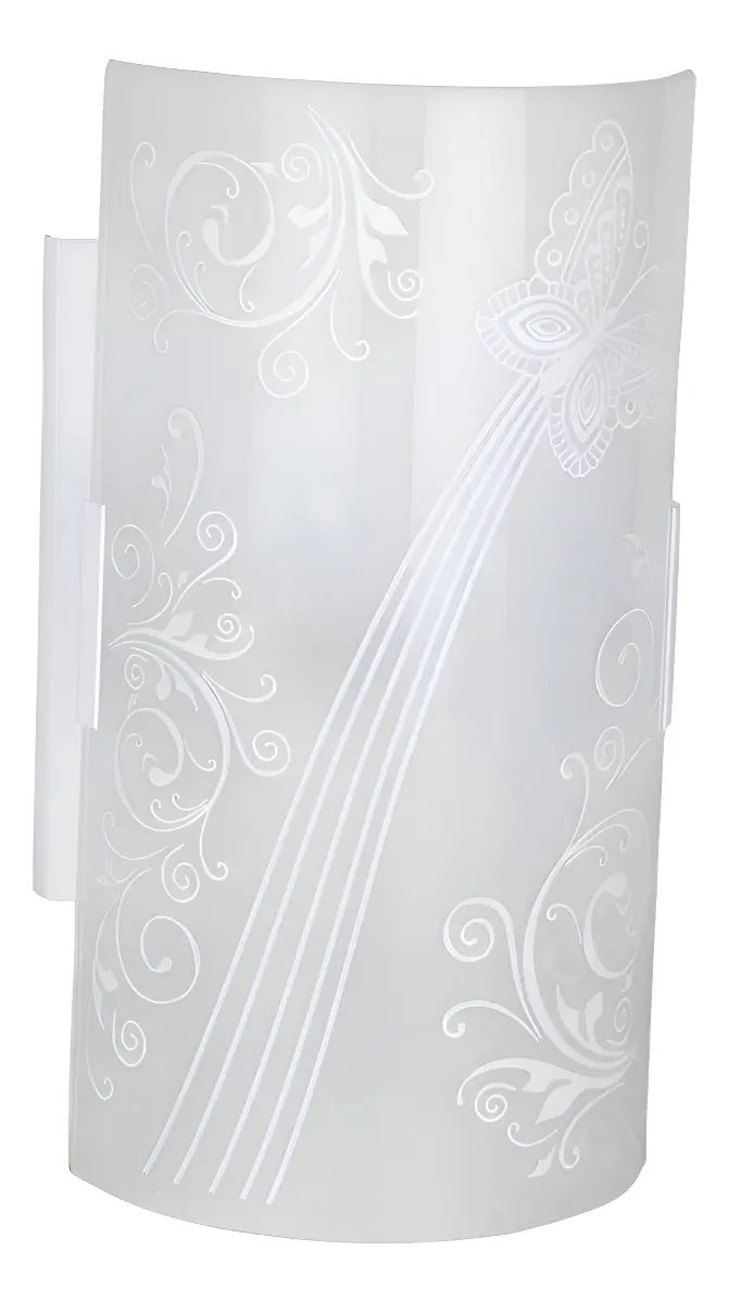 Miniatura: Arandela 1 Lâmpada Luminária Parede Externa Branco Moderna