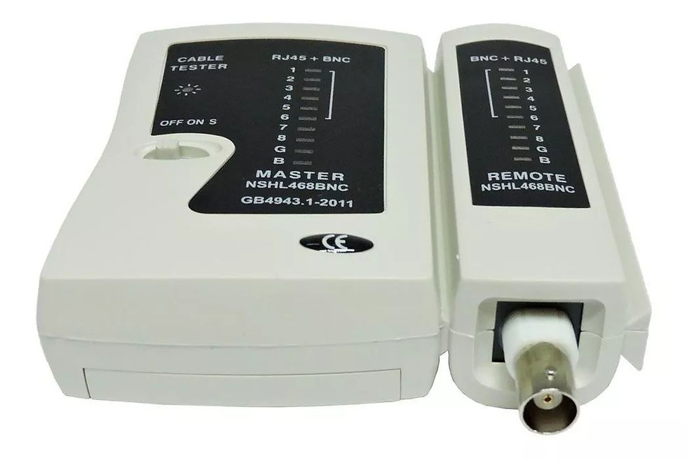 Miniatura: Testador De Cabos Com Leds Rj11/45 E Bnc- Xt-6003
