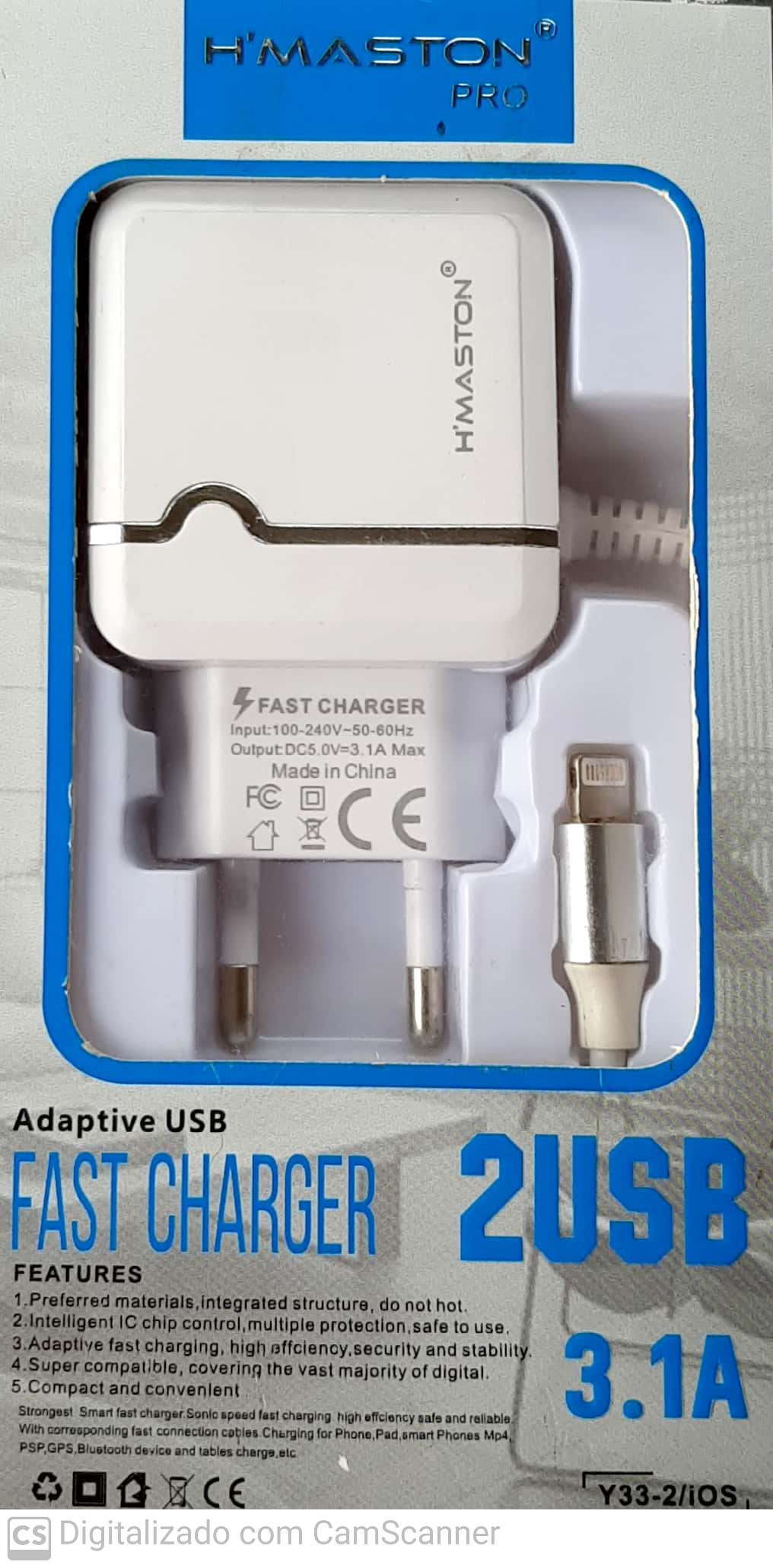 Carregador IOS Com 2 USB