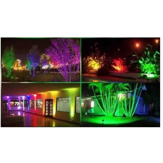 Miniatura: Refletor 20W Led  RGB Bivolt  Colorido C/Controle Remoto