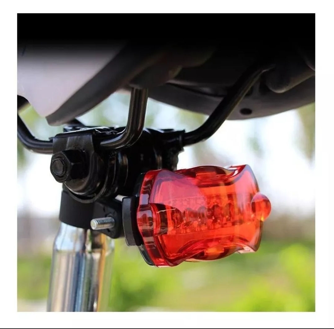 Luz Led Traseira Bicicleta Bike De Segurança Flash Acessório