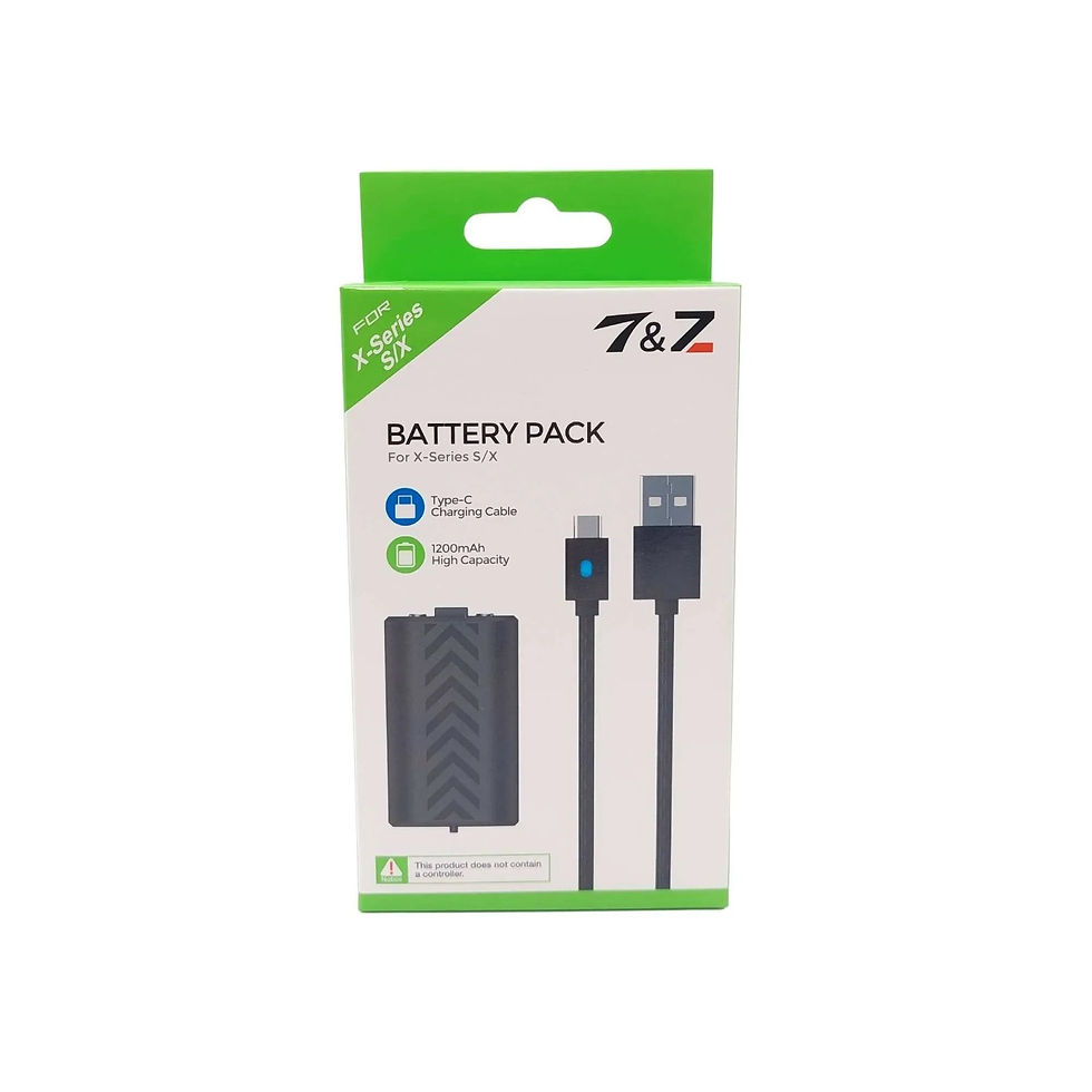 Miniatura: Kit Bateria E Cabo  Para Controle Compatível De XBox X Series S/X