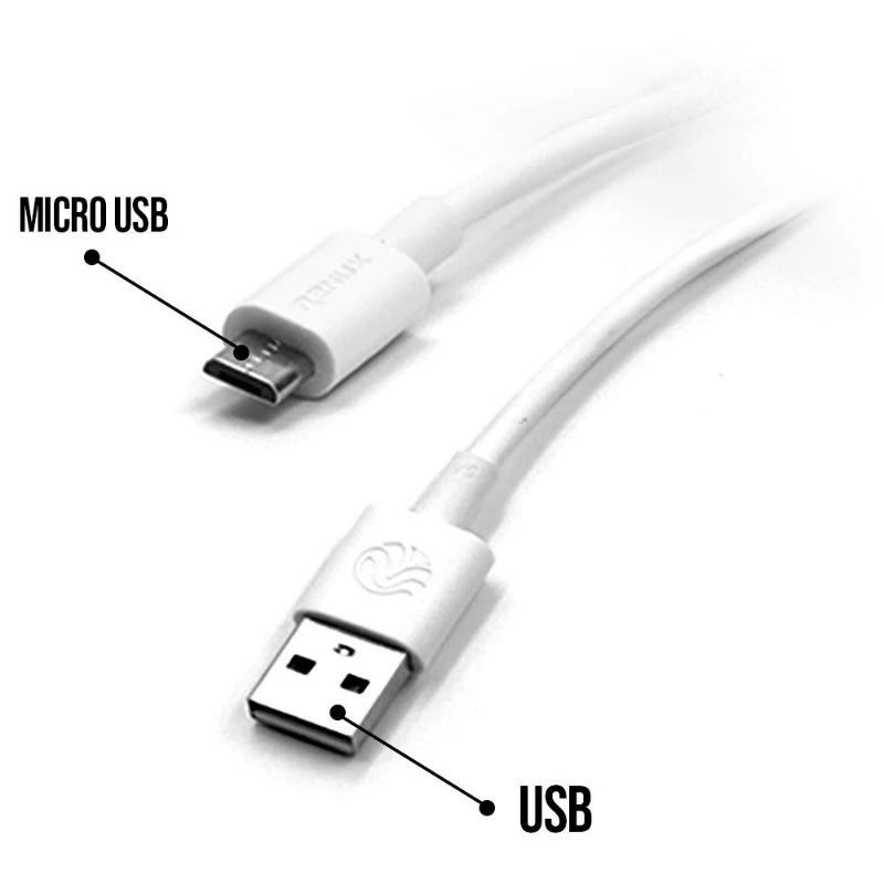 Miniatura: Cabo Reforçado  Micro Usb V8 Turbo 3 metros Branco