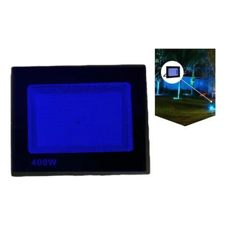 Miniatura: Refletor Led Azul  Holofote 400w   Ip67 Cor da carcaça Preto