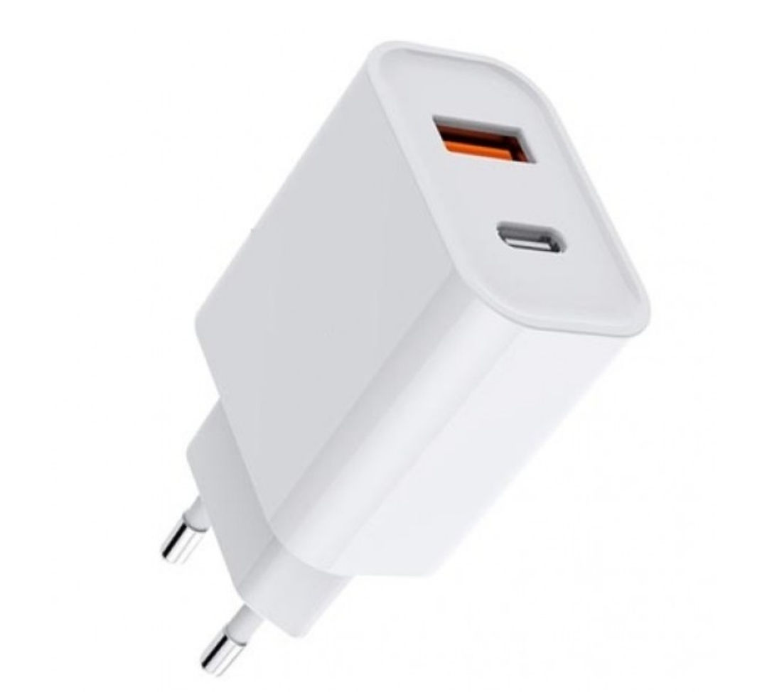 CARREGADOR USB V8 COM FONTE USB E Tipo C 20W XIAOMI PD20W
