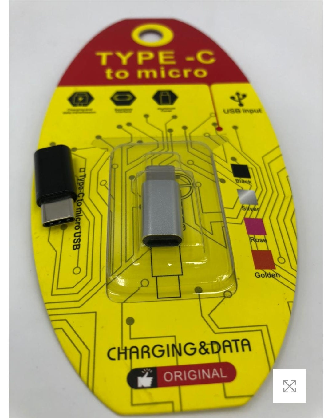 Adaptador Carregador IOS para Tipo C