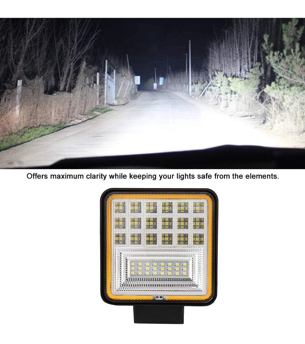 Miniatura: Kit 2Farol De Milha Led Quadrado 126w Carro / Caminhão / Trator Máquina Agrícola