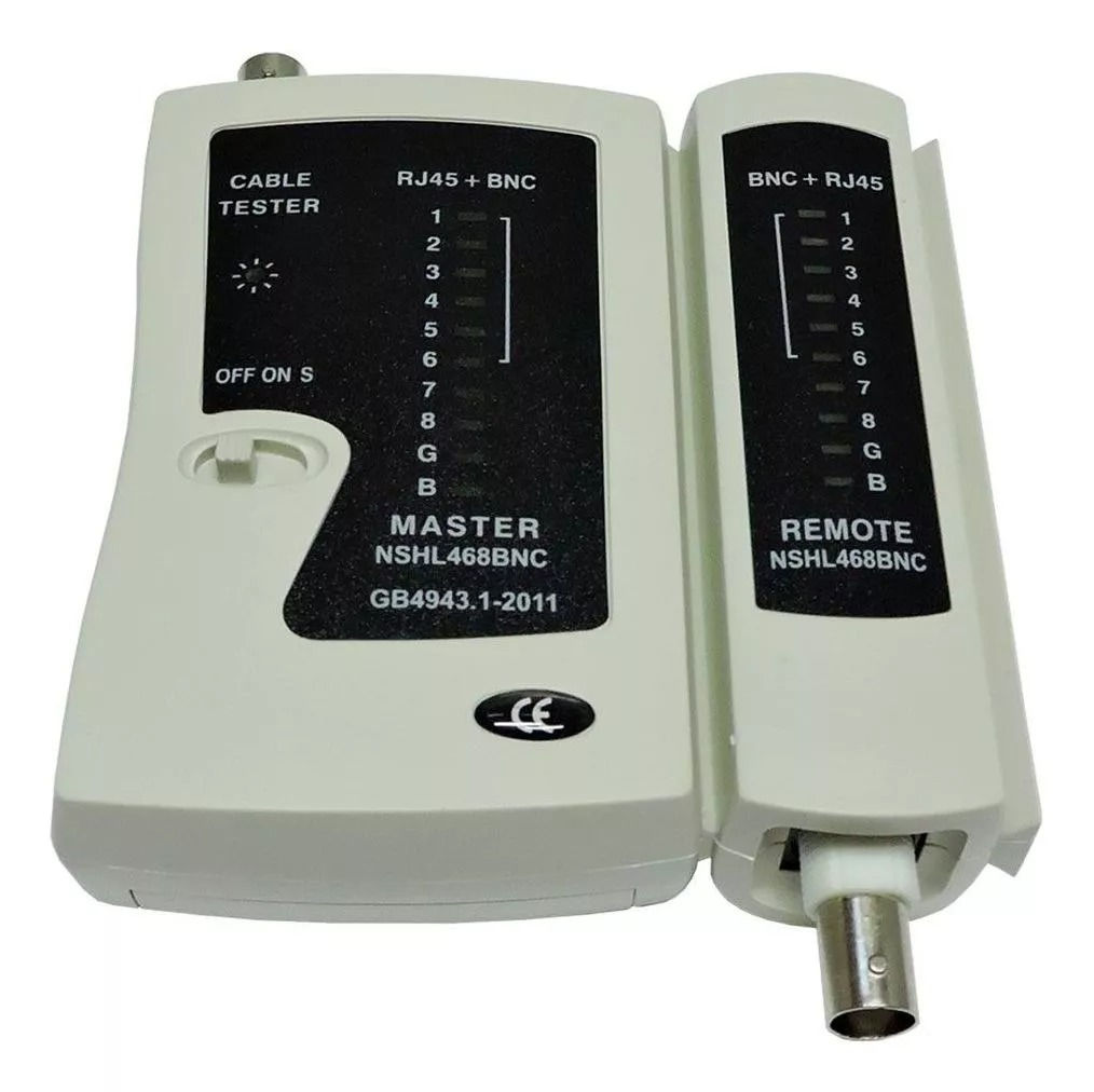 Testador De Cabos Com Leds Rj11/45 E Bnc- Xt-6003