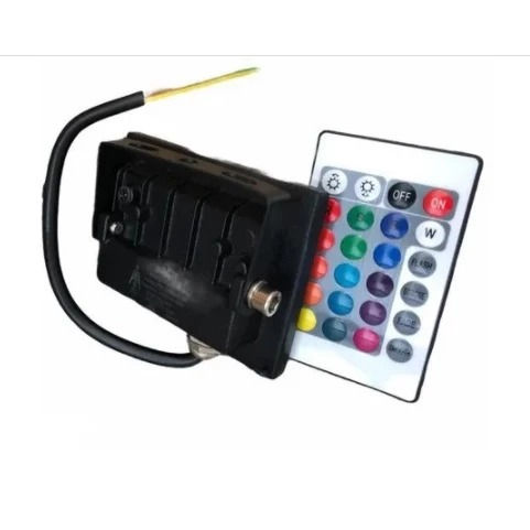 Miniatura: Refletor Led  RGB   50w Bivolt  Colorido C/Controle Remoto