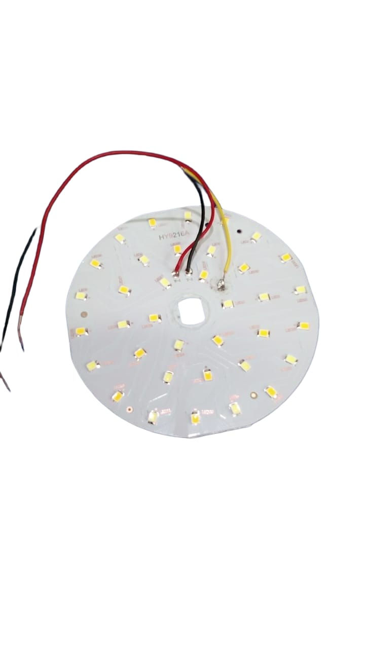 Placa Led 9cm 40w Para Ventilador de teto Branco frio e Branco Quente