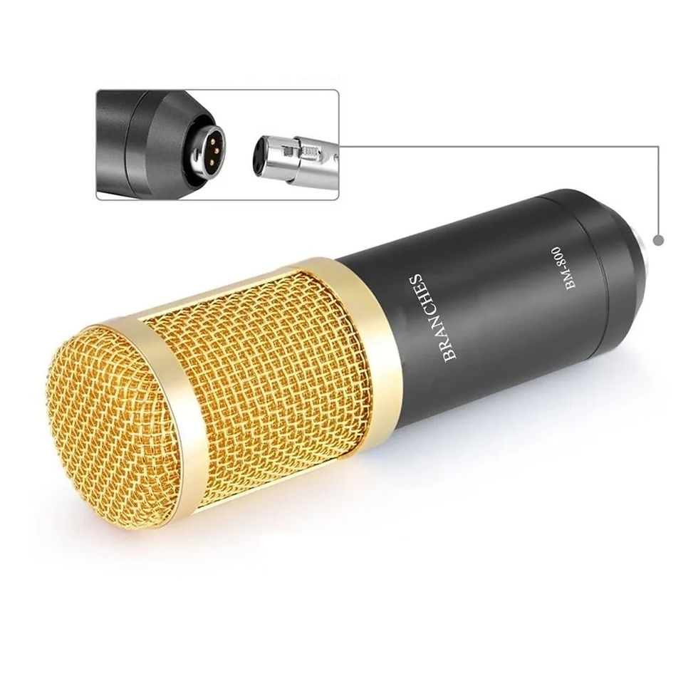 Miniatura: Microfone Profissional Para Gravação Podcast Condensador MT-1025