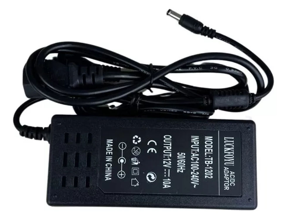 Fonte Alimentação Eletrônica Dc 10a 12v 120w 110/220v Bivolt