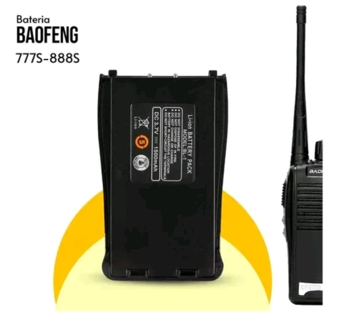 Bateria Para Radio Comunicador Bf-77s Baofeng 1500mah
