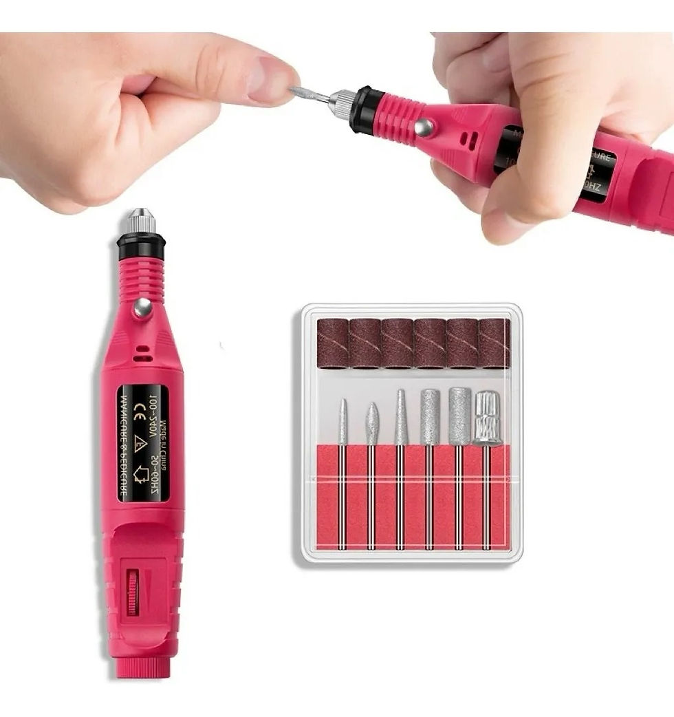 Lixadeira Unhas Gel Profissional Elétrica Lixa Motor USB