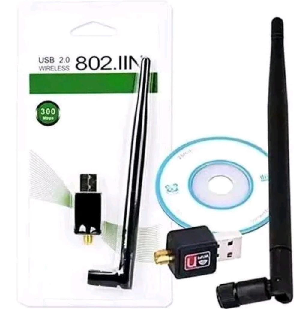 Miniatura: Antena Wi-fi Receptor Wireless 2.4Ghz Computador Adaptador 