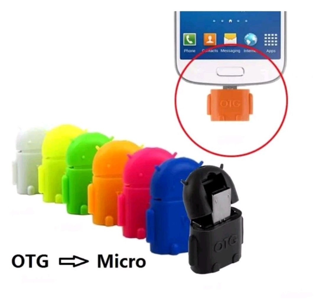 Adaptador Micro Usb Otg Pendrive P/ Celular Android Robo